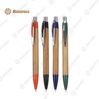 Eco-friendly bamboo pen Plastic ball pen For Promotional Pen Customer Logo Print